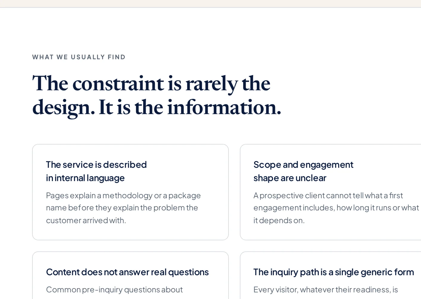AI Ask Ready professional services page